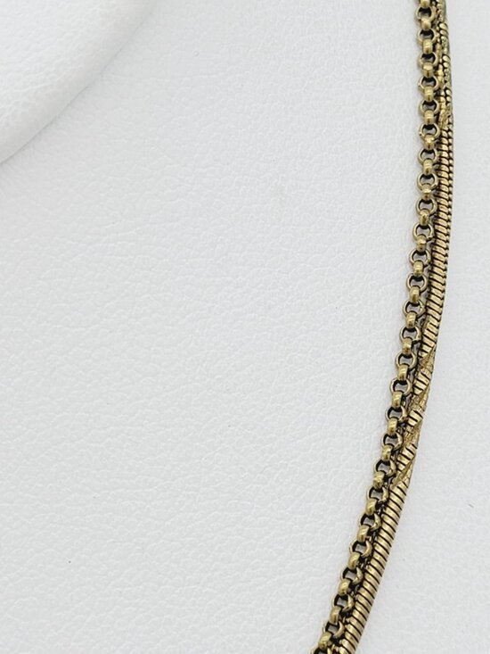 Silpada K & R Brass Basic Concept Necklace 16"-18" Everyday Wear - Picture 4 of 8